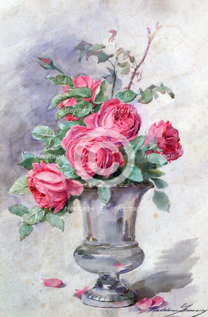'Vase of Flowers', c1865-1928. Artist: Madeleine Jeanne Lemaire
