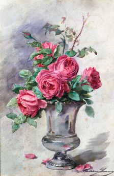 Vase of Flowers c1865-1928. Artist: Madeleine Jeanne Lemaire