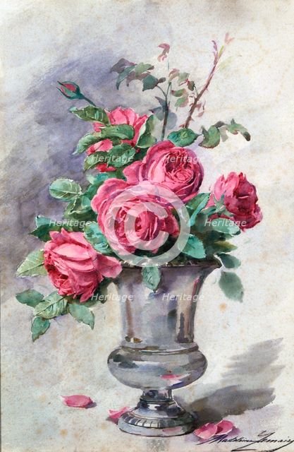 'Vase of Flowers', c1865-1928. Artist: Madeleine Jeanne Lemaire