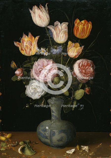 Vase of Flowers, first quarter of the 17th century. Creator: Jan Brueghel the Elder.