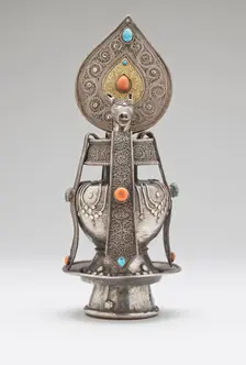 Vase of Immortality with the Head of a Wind-Horse and the Precious Jewel, 18th-early 19th century. Creator: Unknown