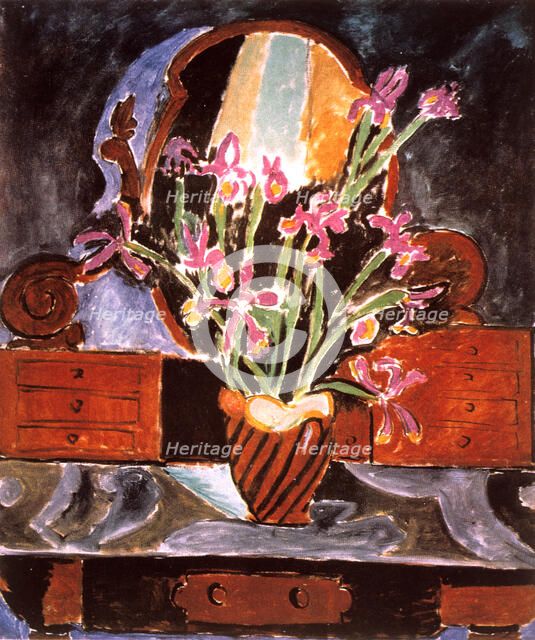 'Vase of Irises', 1912. Creator: Henri Matisse.