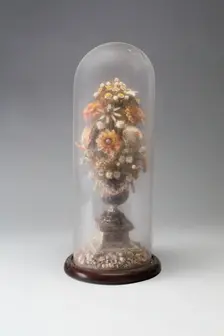 Vase of Shell Flowers, England, 18th century. Creator: Unknown