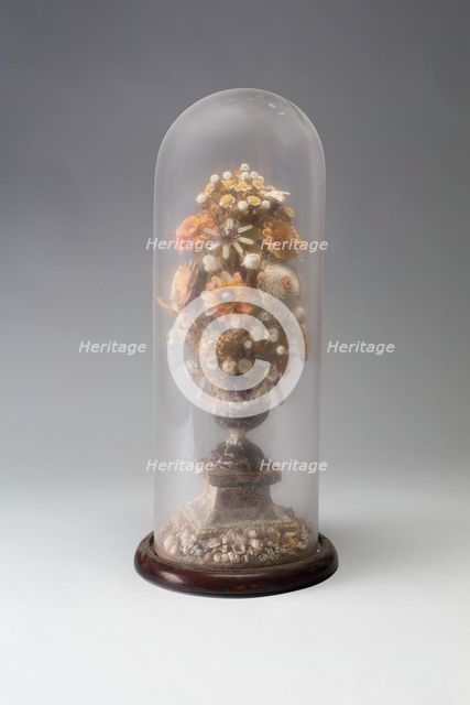 Vase of Shell Flowers, England, 18th century. Creator: Unknown.