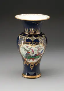 Vase (part of a pair), Worcester, c. 1770. Creator: Royal Worcester