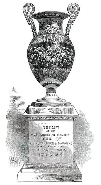 Vase presented by Louis XVIII. to the late Marquis of Londonderry, 1850. Creator: Unknown.