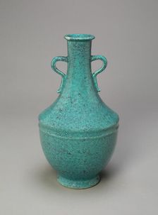 Vase, Qing dynasty (1644-1911), Qianlong reign mark and period (1736-1795). Creator: Unknown