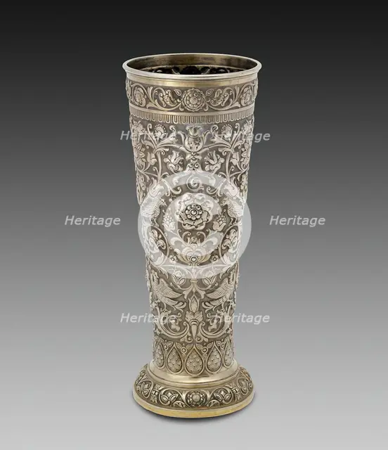 Vase, Russia, 1899/1900. Creator: Ovchinnikov Firm.