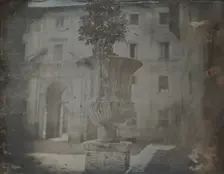 Vase, Santa Cecilia in Trastevere, Rome, 1842. Creator: Joseph Philibert Girault De Prangey