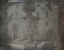 Vase, Santa Cecilia in Trastevere, Rome, 1842. Creator: Joseph Philibert Girault De Prangey