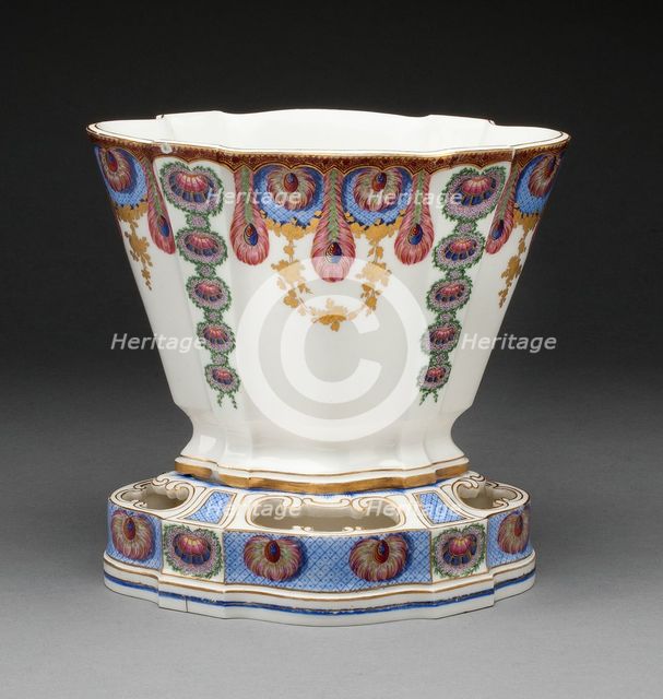 Vase, Sèvres, 1761. Creators: Sèvres Porcelain Manufactory, Louis Jean Thévenet.