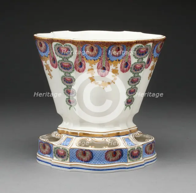 Vase, Sèvres, 1761. Creators: Sèvres Porcelain Manufactory, Louis Jean Thévenet.