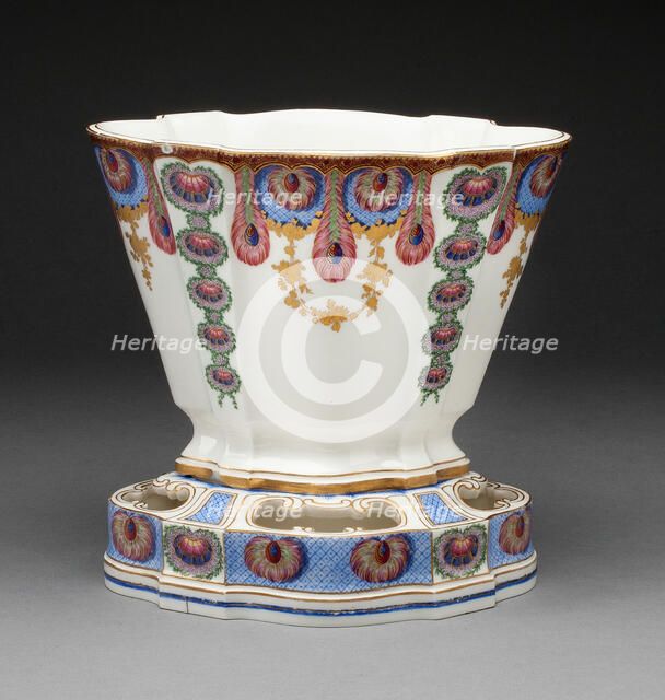 Vase, Sèvres, 1761. Creators: Sèvres Porcelain Manufactory, Louis Jean Thévenet.