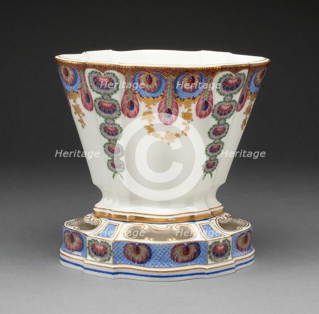Vase, Sèvres, 1761. Creators: Sèvres Porcelain Manufactory, Louis Jean Thévenet.