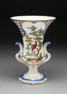 Vase, Sèvres, c. 1760. Creators: Sèvres Porcelain Manufactory, Jean-Claude Deplessis