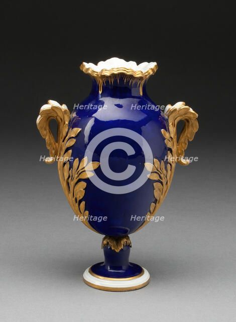 Vase, Sèvres, c. 1770. Creator: Sèvres Porcelain Manufactory.