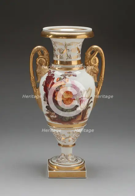 Vase, Swansea, c. 1815. Creator: Swansea Potteries & Porcelain Factory.