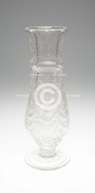 Vase, Stourbridge, c. 1875/80. Creator: Unknown.
