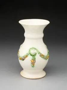 Vase, Staffordshire, c. 1750. Creator: Staffordshire Potteries
