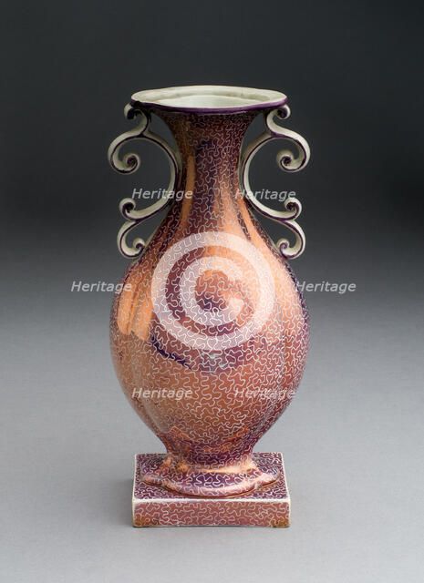 Vase, Staffordshire, c. 1810. Creator: Staffordshire Potteries.