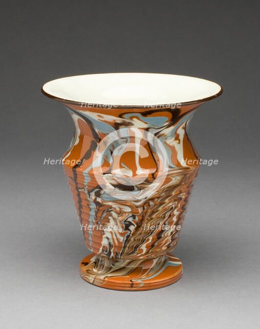 Vase, Staffordshire, c. 1810. Creator: Staffordshire Potteries.