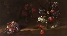 Vases of flowers, between 1640 and 1642. Creator: Mario Nuzzi