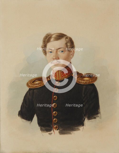 Vasily Vasilievich Engelhardt (1814-1868), 1838.