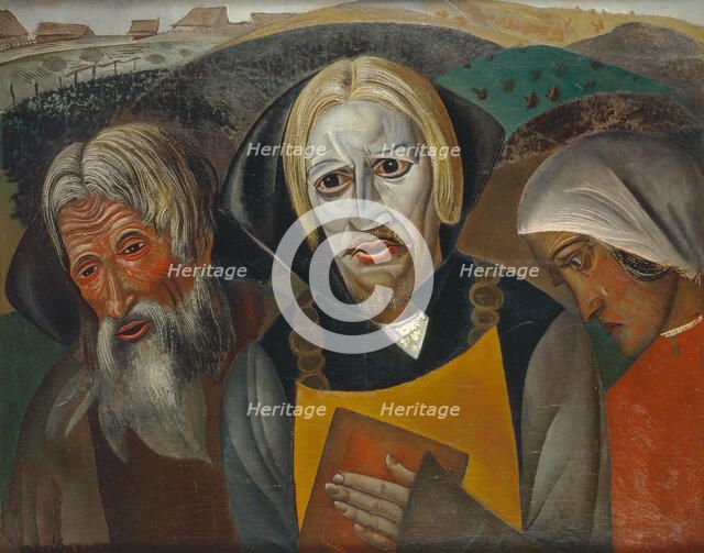 Vasili Kachalov as Tsar Fyodor Ioannovich, 1923. Artist: Grigoriev, Boris Dmitryevich (1886-1939)