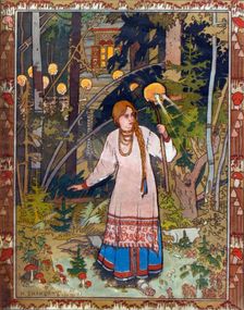 Vasilisa the Beautiful, 1900. Creator: Bilibin, Ivan Yakovlevich (1876-1942)