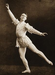 Vaslav Nijinsky in the Diaghilev's first Paris "Saison Russe" , 1909. Creator: Anonymous