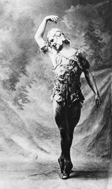 Vaslav Nijinsky, Russian ballet dancer, in Le Spectre de la Rose, Paris, 1911, (1930)