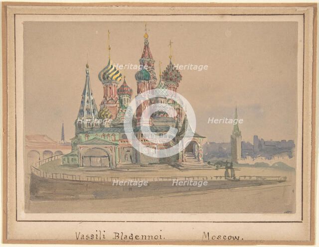 Vassili Blagennoi, Moscow, 19th century. Creator: Anon.