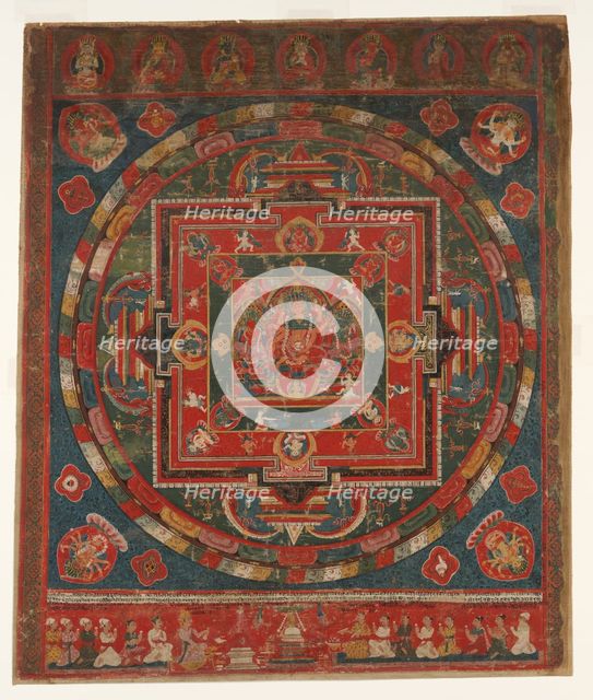 Vasudhara Mandala, dated to 1777 (Samvat 897). Creator: Unknown.