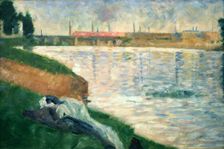 Vetements sur l'herbe ('Clothes on the Grass'), 1883. Artist: Georges-Pierre Seurat