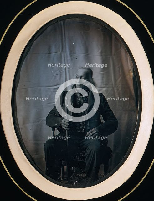 Veteran of the Napoleonic Wars, September 14, 1850. Creator: Unknown.