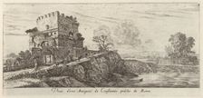 Veue d'une Antiquité de Constantin proche de Rome, 1640-1660. Creator: Israel Silvestre