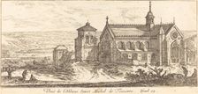 Veue de l'Abbaye Sainct Michel de Tonnerre, 1650. Creator: Israel Silvestre