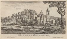Veue de l'Eglise de la Madonna del popolo à Rome, 1640-1660. Creator: Israel Silvestre