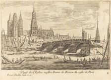Veue de l'Eglise nostre Dame de Rouen, 1664. Creator: Israel Silvestre