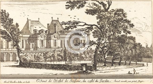 Veue de l'Hostel de Soissons, 1652. Creator: Israel Silvestre.