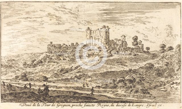 Veue de la Tour de Grignon, 1650. Creator: Israel Silvestre.