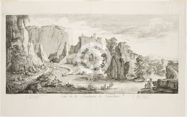 Veue de la Fontaine de Vaucluse, n.d. Creator: Joseph Parrocel.