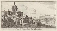 Veue de sainct Jean des Florentins, 1640-1660. Creator: Israel Silvestre