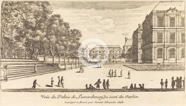Veue du Luxembourg, 1655. Creator: Israel Silvestre.