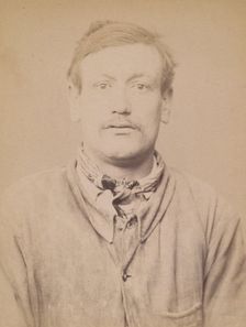 Veysseire. Michel. 25 ans, né à Montreuil. Journaliste. Anarchiste. 5/3/94, 1894. Creator: Alphonse Bertillon
