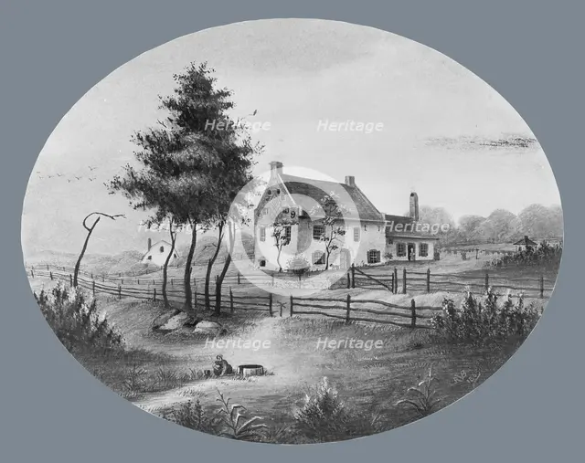 Vechte House at Gowannus, Brooklyn, New York, 1865. Creator: Unknown.
