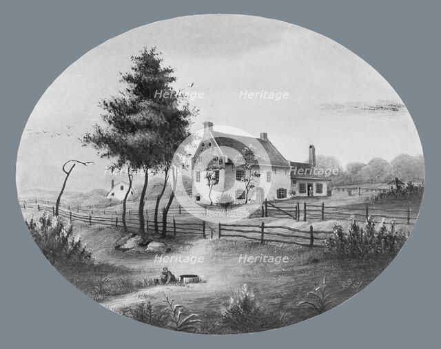 Vechte House at Gowannus, Brooklyn, New York, 1865. Creator: Unknown.