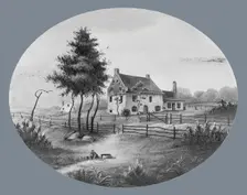 Vechte House at Gowannus, Brooklyn, New York, 1865. Creator: Unknown