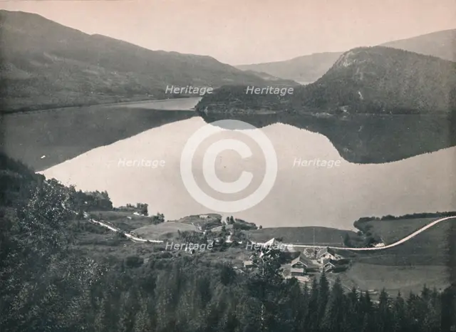 'Ved Haverstingstunnelen, Bergensbanen', 1914. Creator: Unknown.