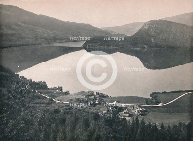 'Ved Haverstingstunnelen, Bergensbanen', 1914. Creator: Unknown.